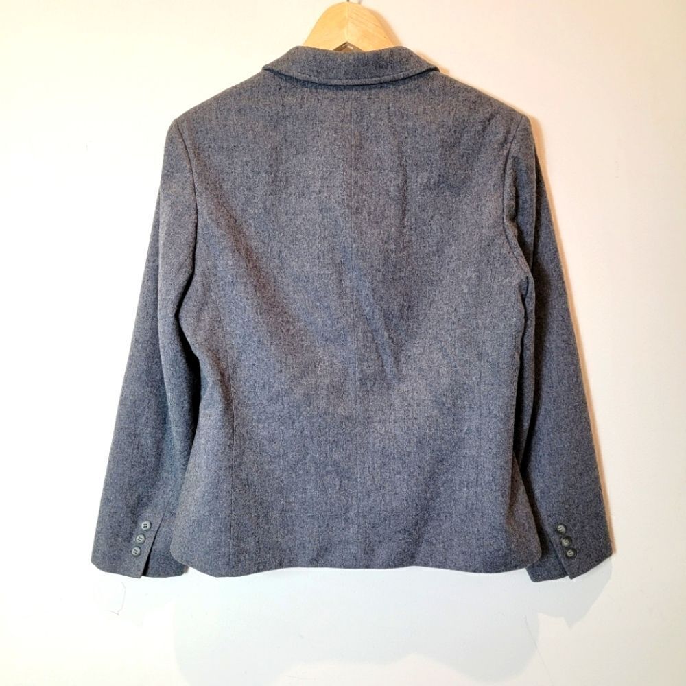 Pendleton Vintage Gray Wool Single Button Structu… - image 2